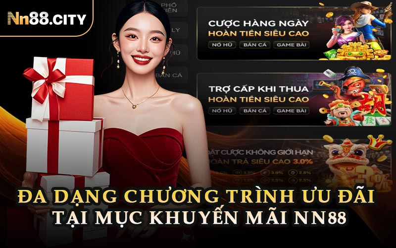 Đa Dạng Chương Trình Ưu Đãi Tại Mục Khuyến Mãi NN88